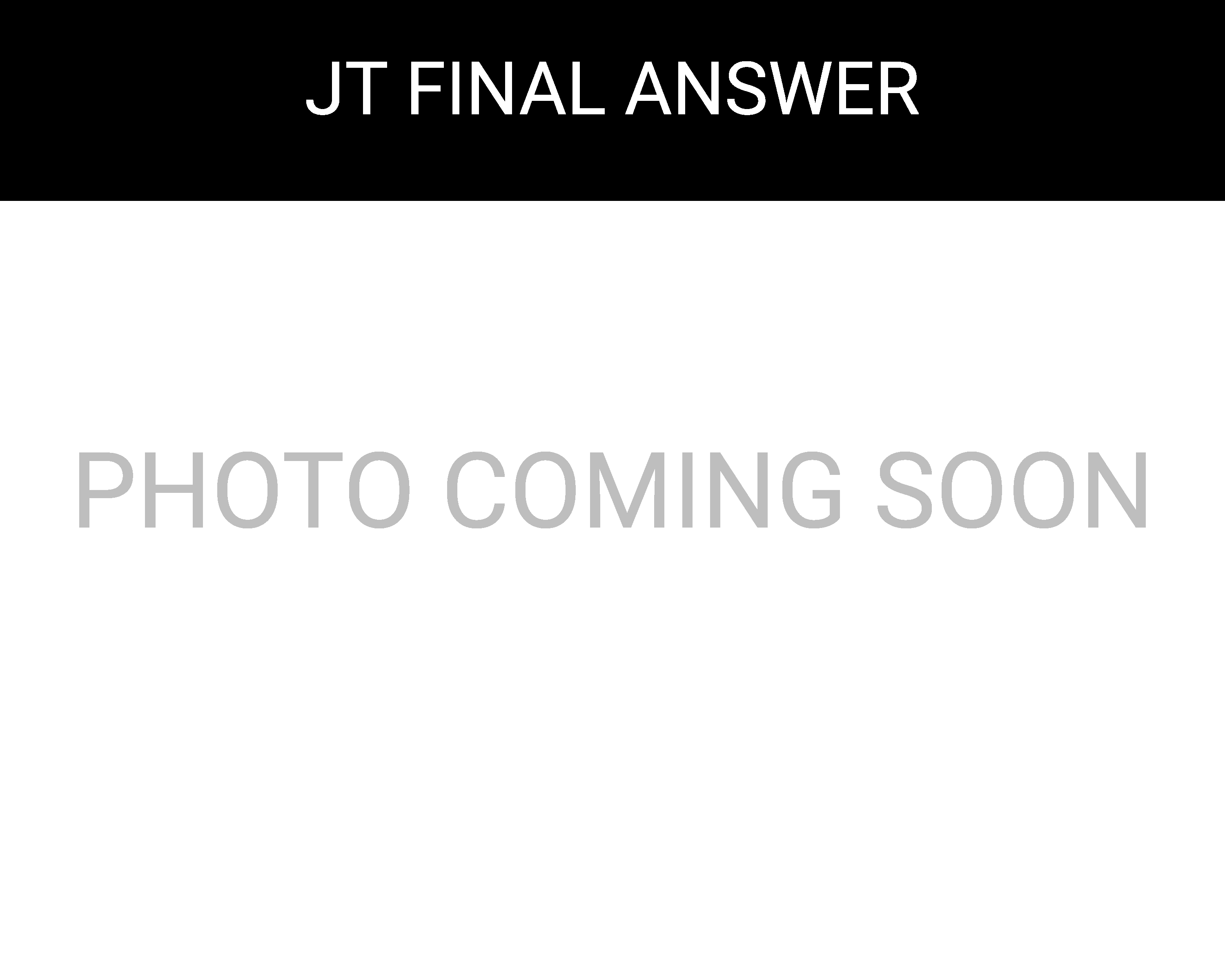 JT Final Answer